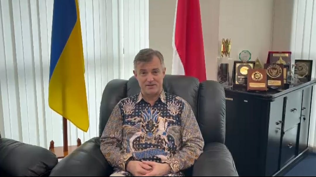 Duta Besar Ukraina untuk Indonesia Vasyl Hamianin. (Ist)