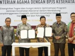 BPJS Kesehatan kerjasama dengan Kemenag dalam program jaminan kesehatan jamaah haji 2025. (Dok. Kemenag)