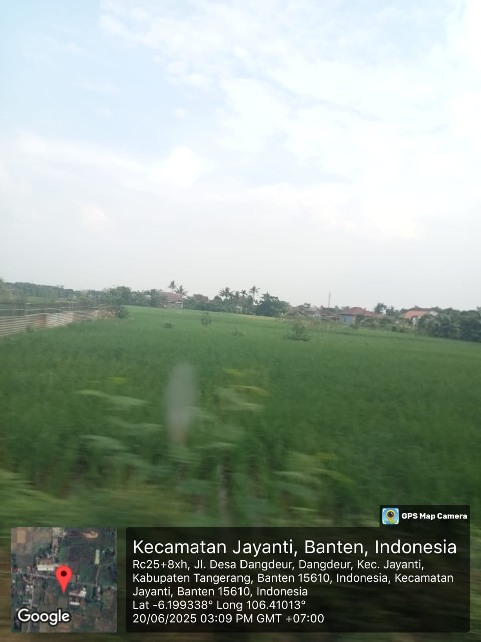 Areal persawahan di Desa Dangdeur yang jadi obyek pembebasan lahan oleh perusahaan pengembang perumahan. (Foto. atm)