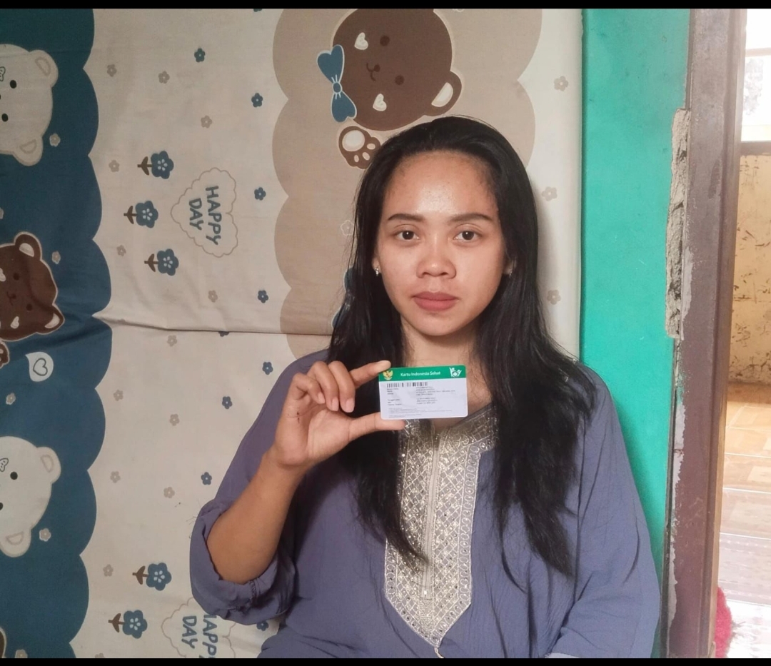 Nani (28), warga Kawidaran, Kabupaten Tangerang. salah satu peserta menikmati manfaat JKN saat melahirkan melalui operasi caesar di Rumah Sakit Permata Hati. (ist)