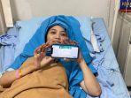 Arini Susmika Putri (28), warga Pasar Kemis, Kabupaten Tangerang yang menjadi korban ledakan akibat kebocoran LPG dirawat menggunakan program JKN yang diikutinya. (ist).
